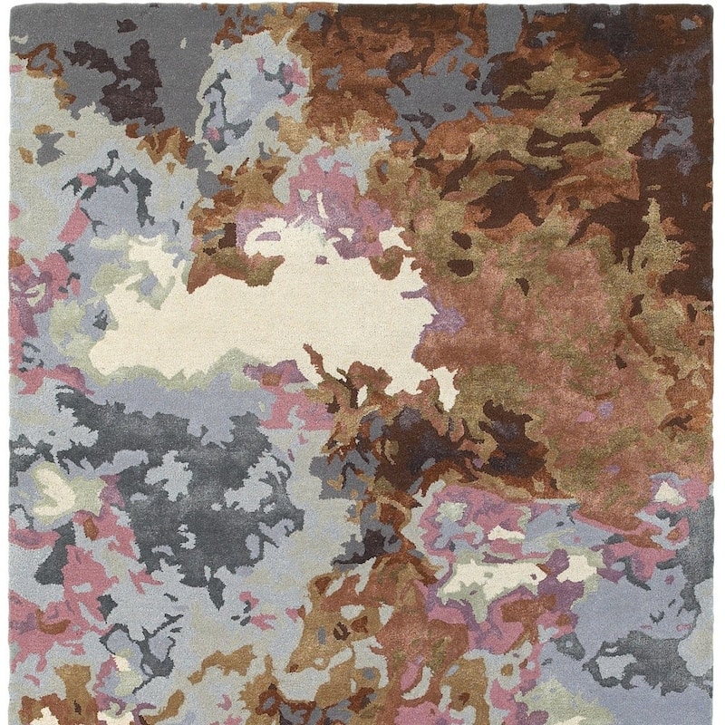 HomeRoots Abstract Industrial Rectangle Area Rug - 155.91 in. x 120.08 in. x 0.39 in.
