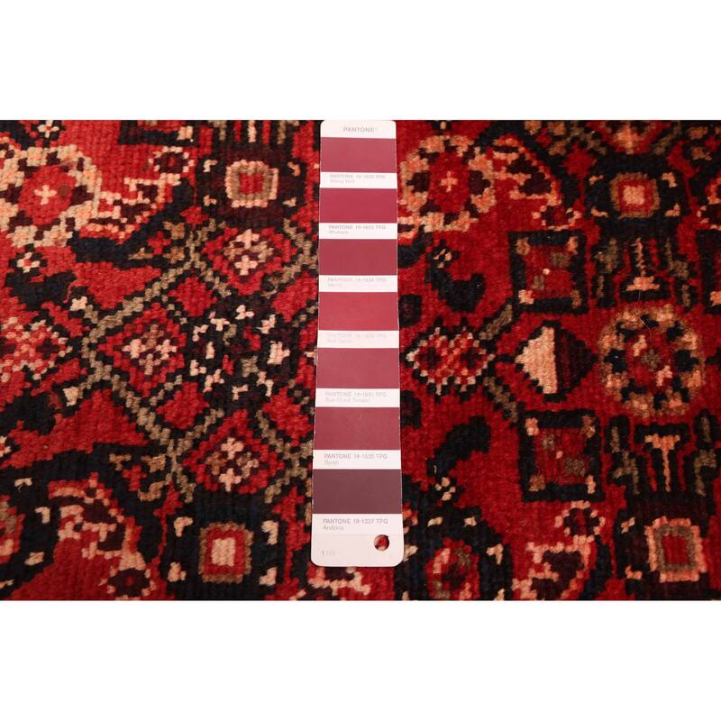 ECARPETGALLERY Hand-knotted Andelz Red Wool Rug - 4'9 x 6'11