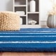 preview thumbnail 18 of 47, Martha Stewart by SAFAVIEH Chalk Stripe Wool/ Viscose Rug