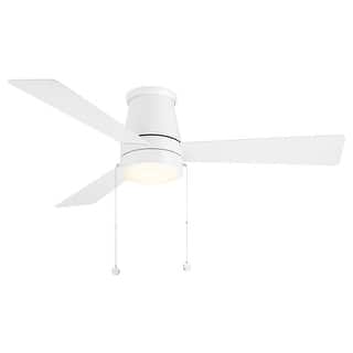 Hug Indoor or Outdoor 3-Blade 42in Pull Chain Flush Mount Ceiling Fan