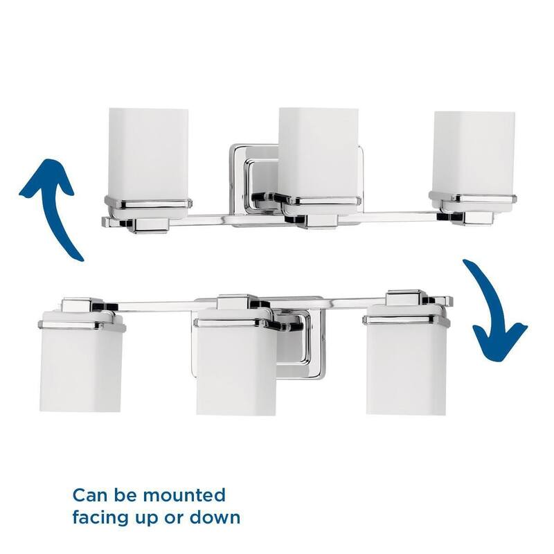 Metric Collection Three-Light Bath & Vanity - 6.5" x 22.125" x 5.25"