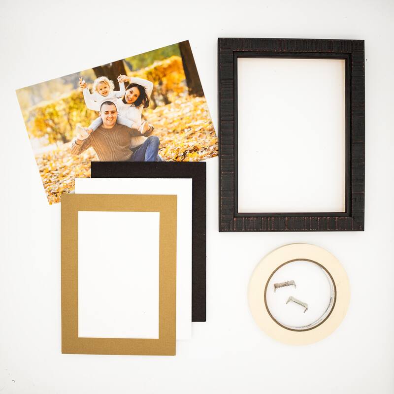12x16 Mat for 8x10 Photo Rattan Beige Matboard for Frames Measuring