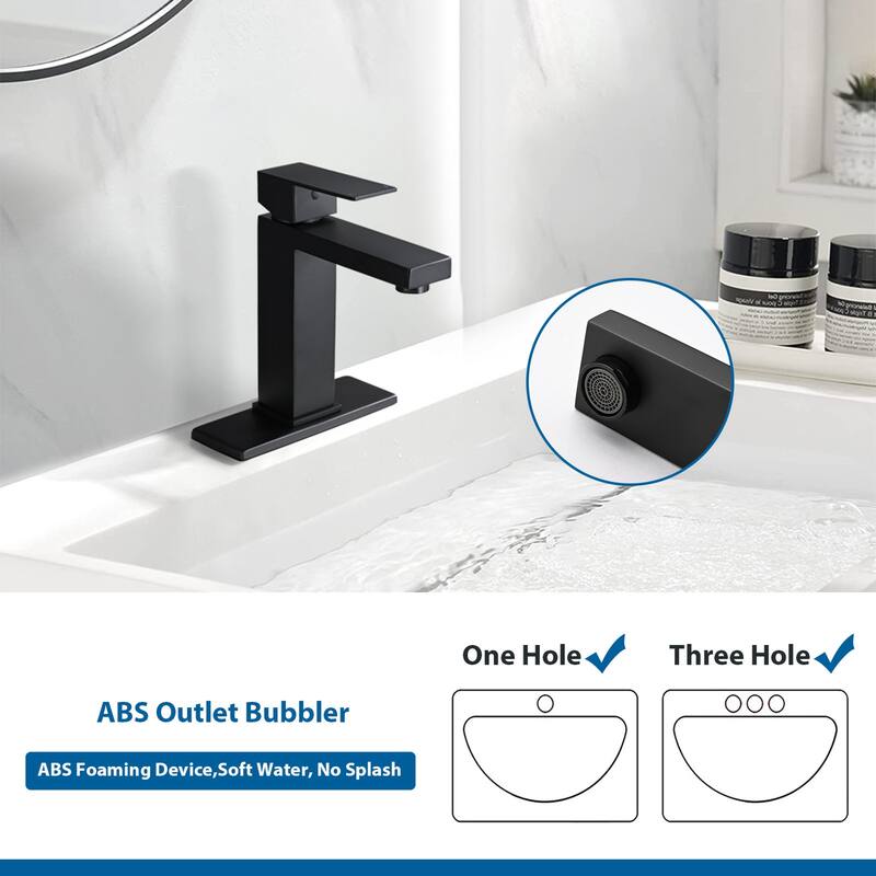 Vanityfair Single Hole Single Handle Bathroom Faucet with Drain Assembly