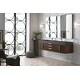 preview thumbnail 6 of 13, James Martin Vanities Mercer Island 72" Double Vanity, Coffee Oak with Brushed Nickel Hardware