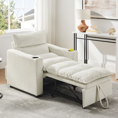 Convertible Sofa Chair Adjustable Sleeper Chair