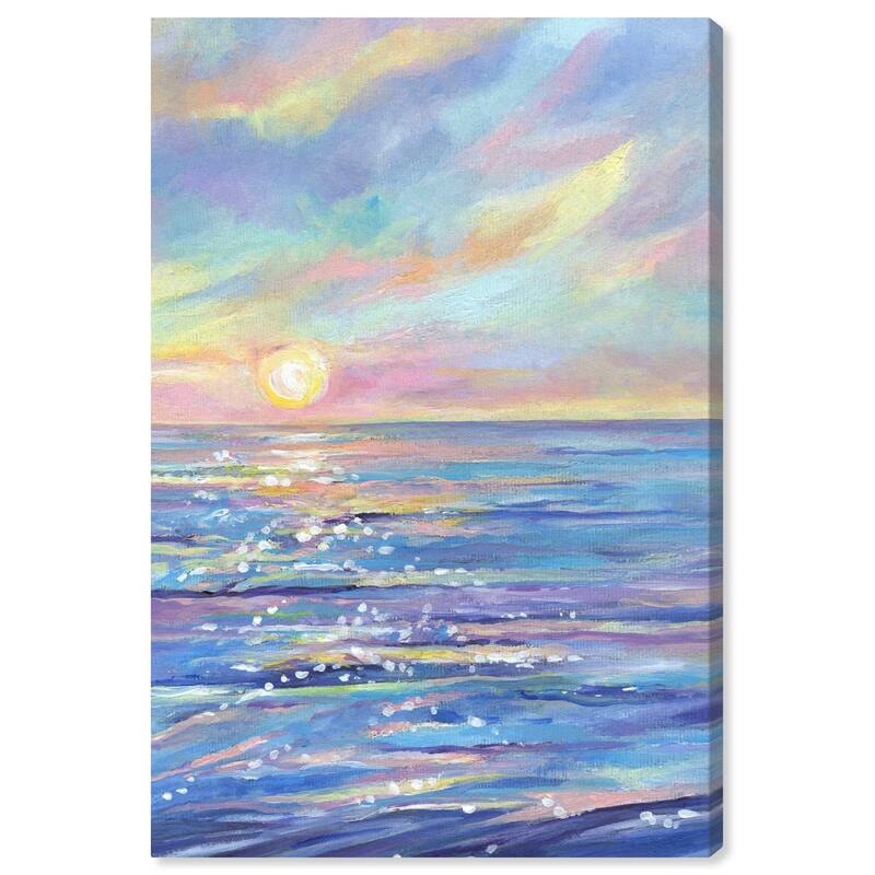 Wynwood Studio Canvas Nautical and Coastal Milky Pastels Pink and Nautical & Coastal Wall Art Canvas Print
