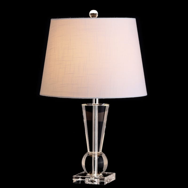 Ashley 22" Crystal LED Table Lamp, Clear by JONATHAN Y