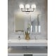 preview thumbnail 71 of 154, JONATHAN Y Bevin Contemporary Transitional Iron/Glass LED Vanity Light