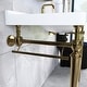 preview thumbnail 10 of 46, 24 inch Stainless Steel Freestanding Bathroom Vanity Set with Integrated Ceramic Sink