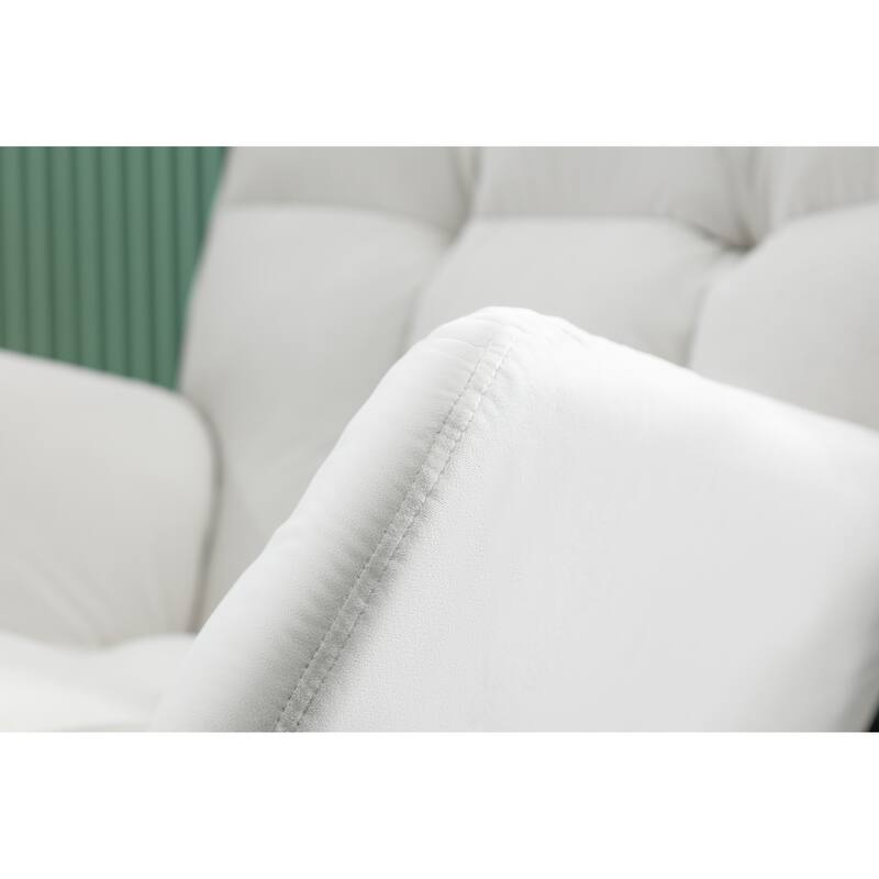 31.5" High Back Buttons Tufted Rocking Chair