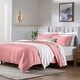 preview thumbnail 8 of 113, Superior Egyptian Cotton 650 Thread Count Solid Duvet Cover Set King - Cal King - Blush