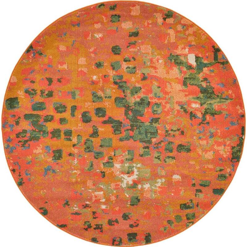 Contemporary Zhale Collection Area Rug