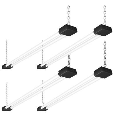 Cedar Hill 4FT 40-watt Integrated LED Linkable Shop Light 4-Pack - 48