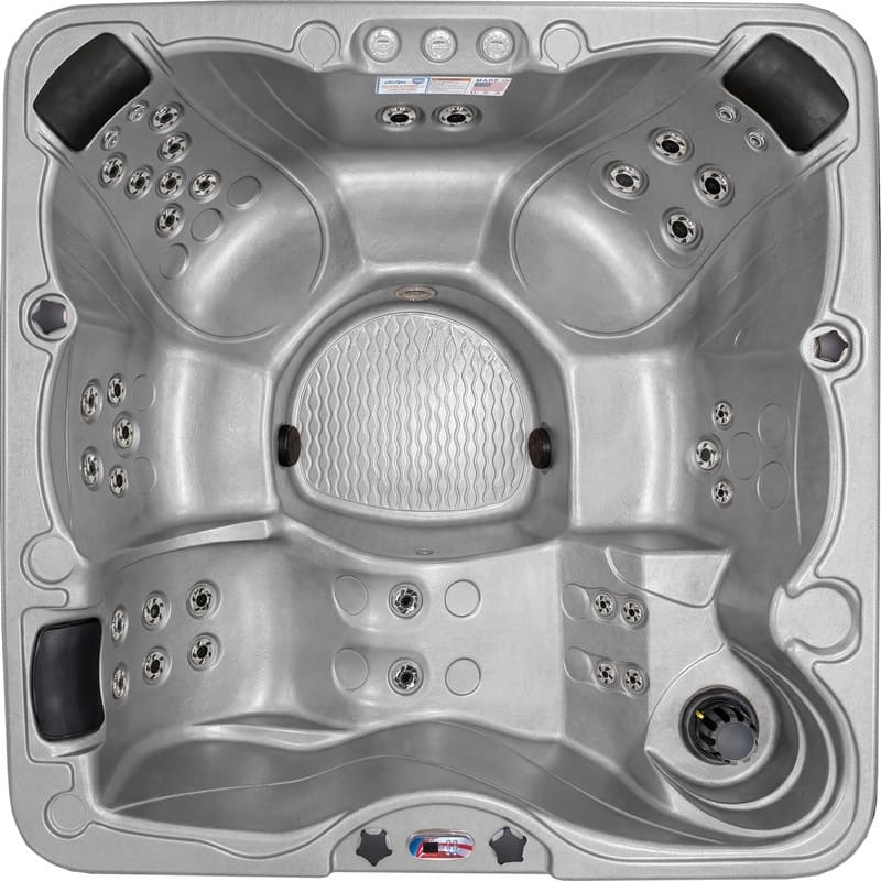 American Spas 6-Person 40-Jet Premium Acrylic Lounger Spa Standard Hot Tub with Ozonator and 5.5kW Heater