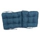 preview thumbnail 57 of 61, Multi-section Tufted Outdoor Seat/Back Chair Cushion (Multiple Sizes)