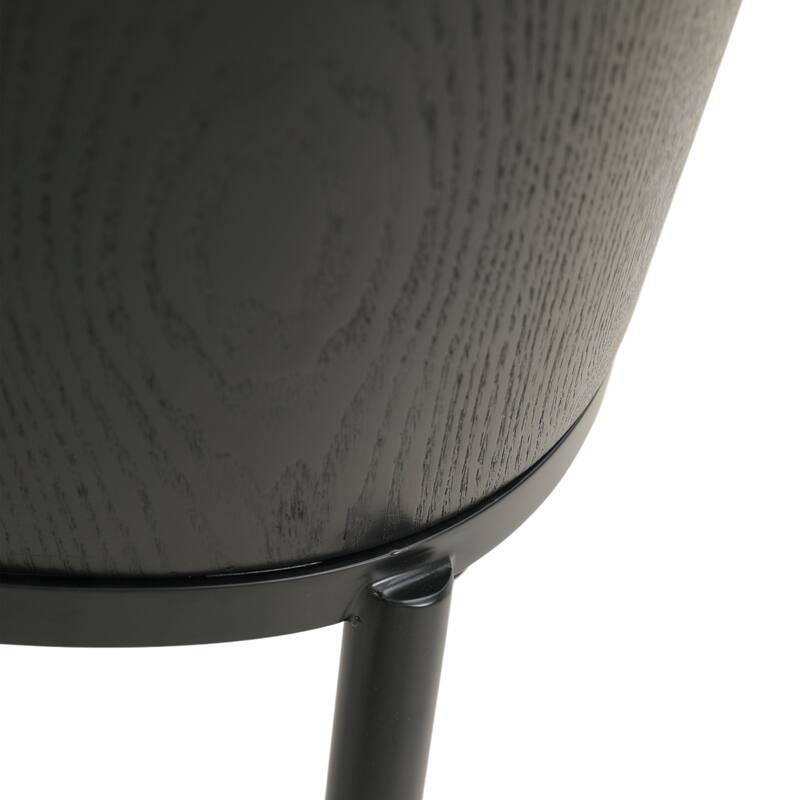 Zayle 7-Piece Dining Set 55-Inch Rectangular White Sintered Stone Dining Table and 6 Dining Side Chairs