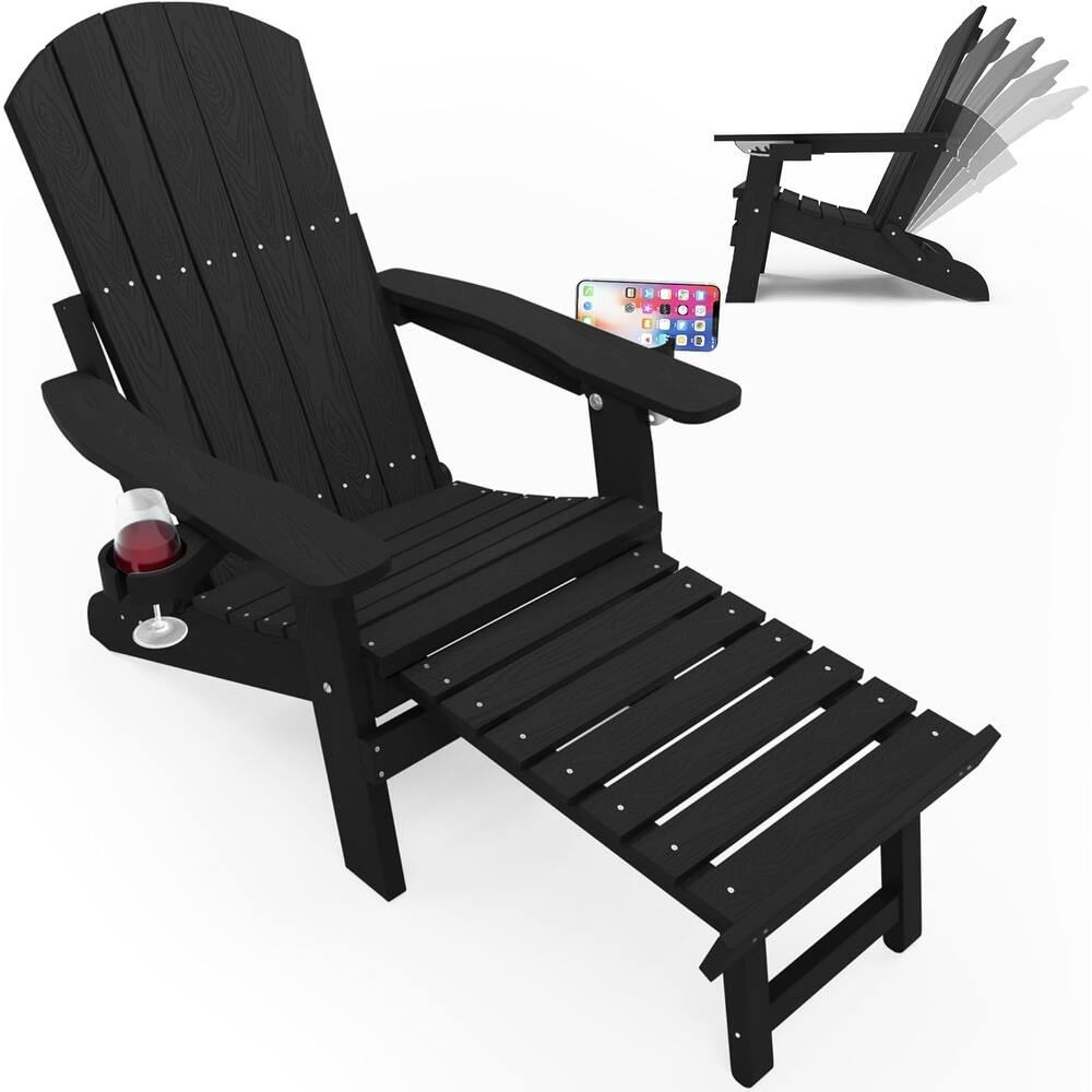 WINSOON All Weather HIPS Outdoor Plastic Adirondack Chair