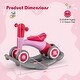 preview thumbnail 15 of 29, Costway 3 in 1 Rocking Horse with Detachable Balance Board and Height - See Details