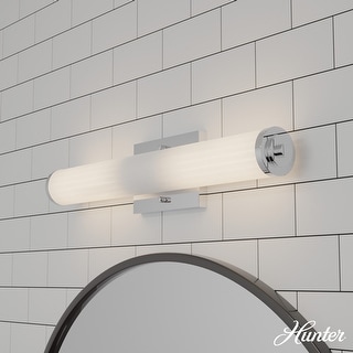 Hunter Holly Grove Bathroom Vanity Wall Light, Art or Shelf Light - Contemporary - Damp Rated!