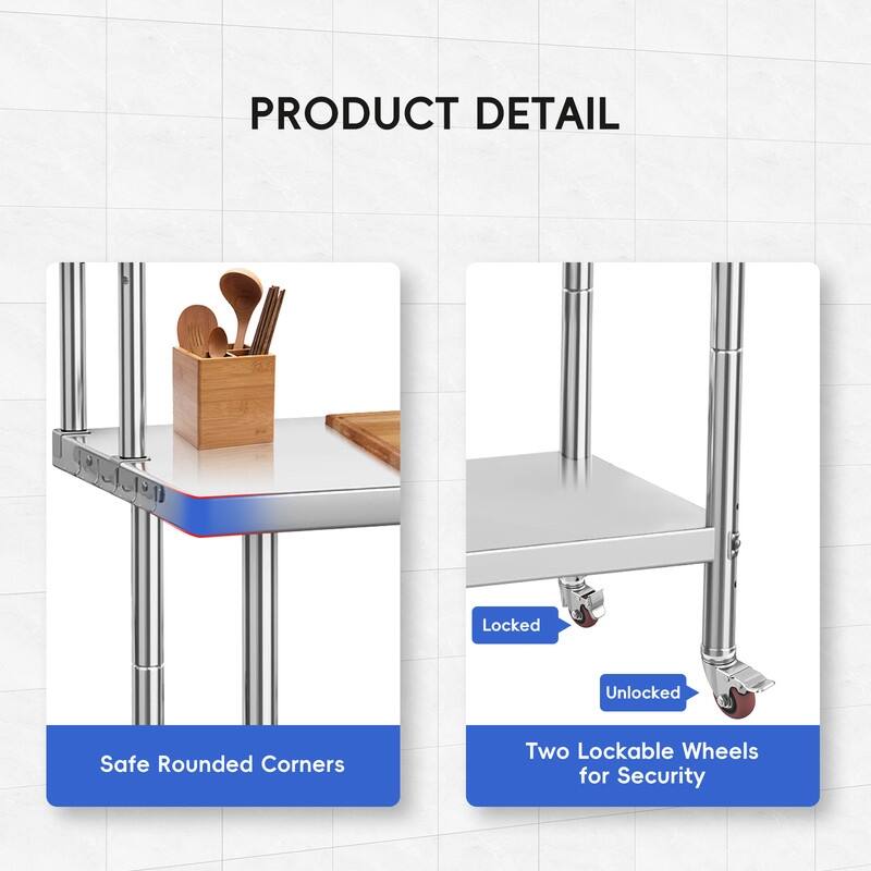 48 x 24 Inches Stainless Steel Work Table - 48*24