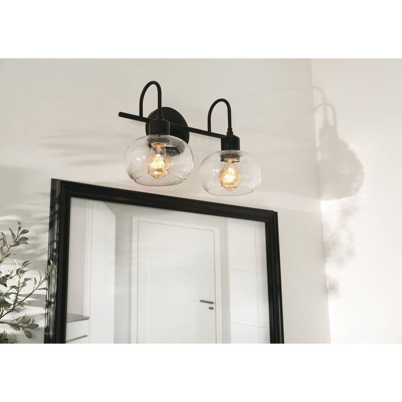 AFX Laney 24'' Vanity Light- Medium Base - Black