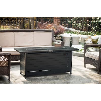 57" Outdoor 50000 BTU Gas Propane Fire Pits Dinning Table