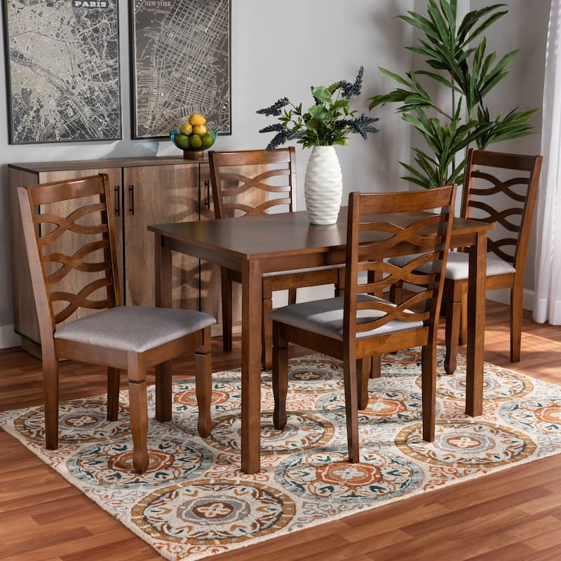 Lanier Modern and Contemporary 5-Piece Dining Set