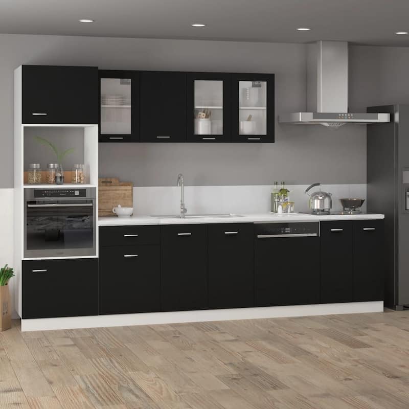 vidaXL Kitchen Cabinet Storage Cupboard Under Sink Organizer Engineered Wood