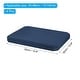 preview thumbnail 11 of 16, 4 Pcs Chair Seat Covers Rectangle, Stretch Rectangle Bar Stool Covers Navy Blue