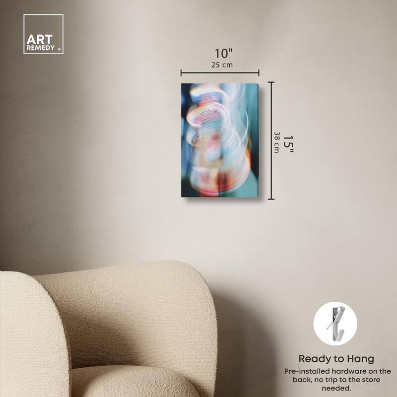 Swirling Light II Canvas by Art Remedy, Gallery Wrapped