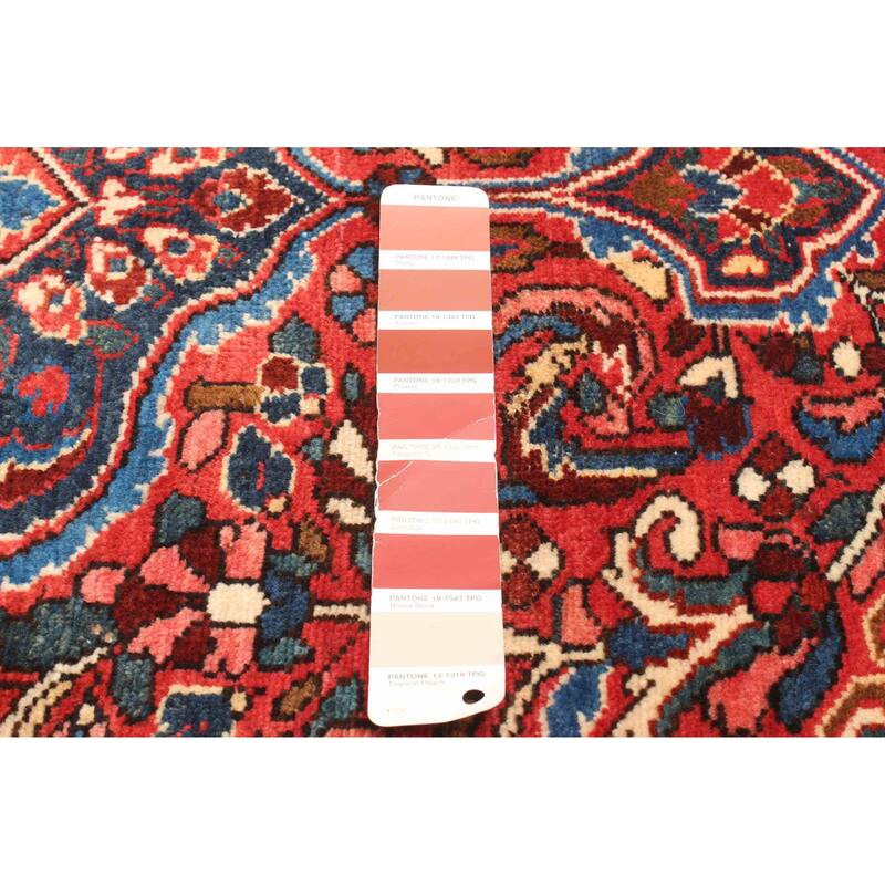 ECARPETGALLERY Hand-knotted Kayseri Red Wool Rug - 3'1 x 4'7