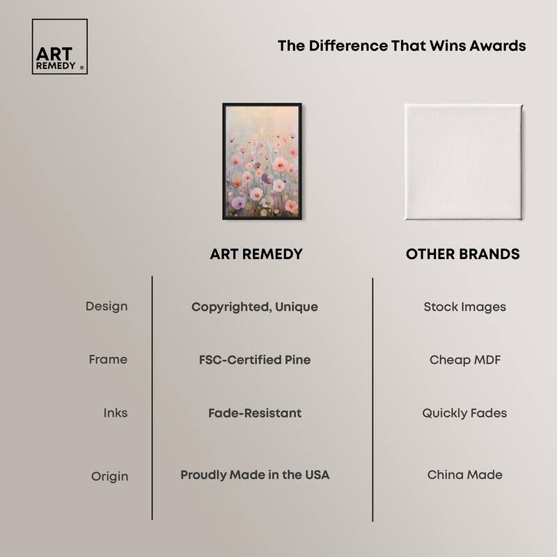 Tiny Blooms II Canvas by Art Remedy