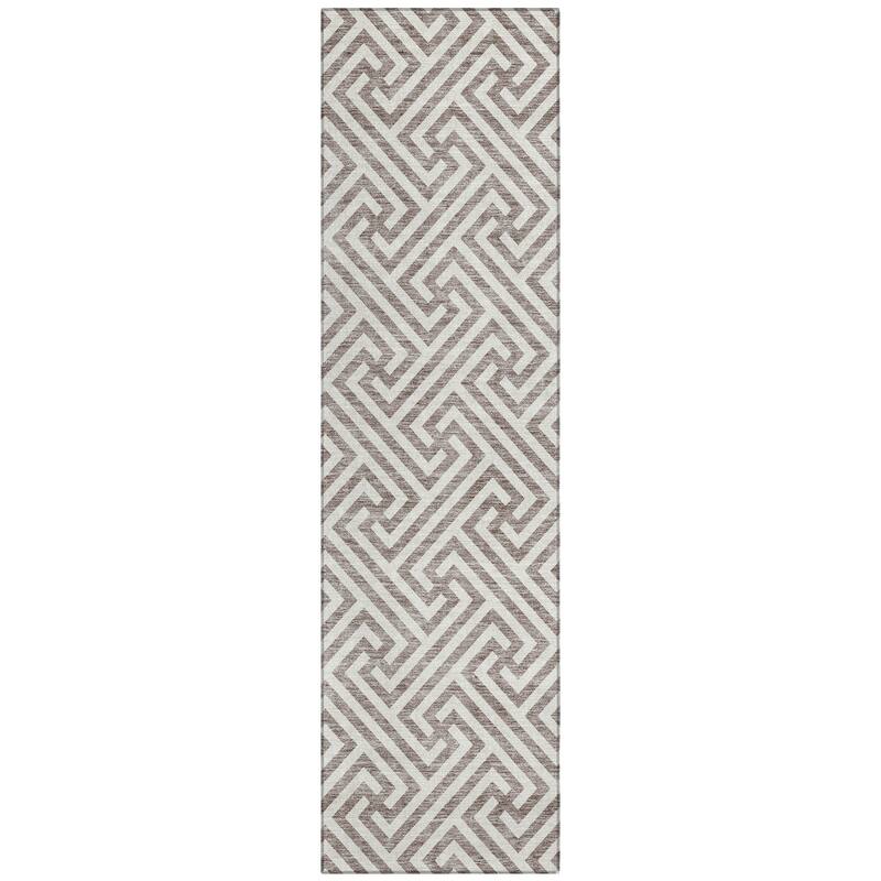 Machine Washable Indoor/ Outdoor Chantille Geo Modern Rug