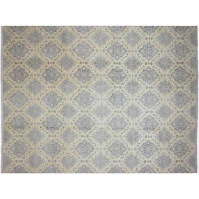 Classic Ziegler Hand-Knotted Wool and Silk Rug- ''' x ''' - 9'11'' x 14'3''