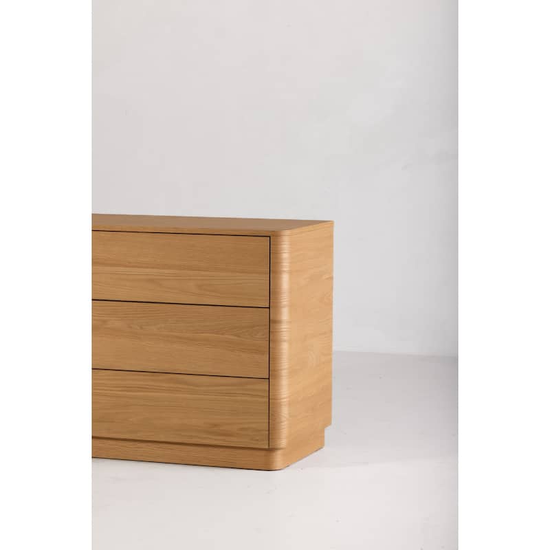 NADAAL STUDIOS Odette - Walnut and Oak Veneer Finish Dresser, Brown