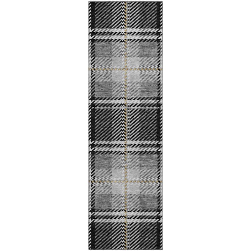 Premium Washable Super Soft Plaid Mayfield Rug