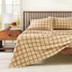 Option Block Plaid - Taupe/Green/Red