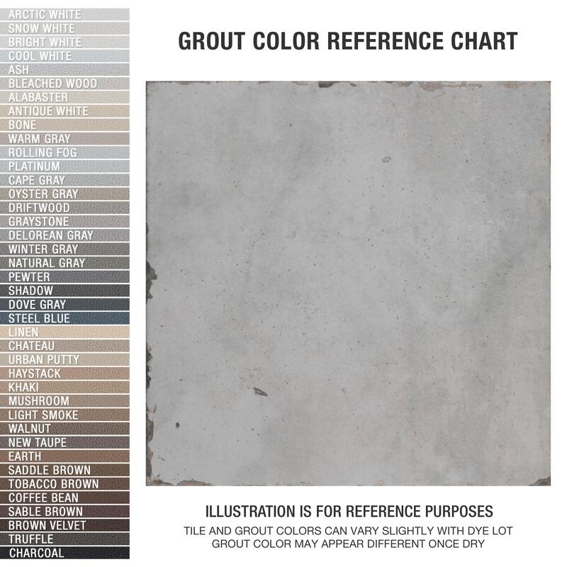 Merola Tile Renaissance Blanco 7-7/8" x 7-7/8" Porcelain Floor and Wall Tile
