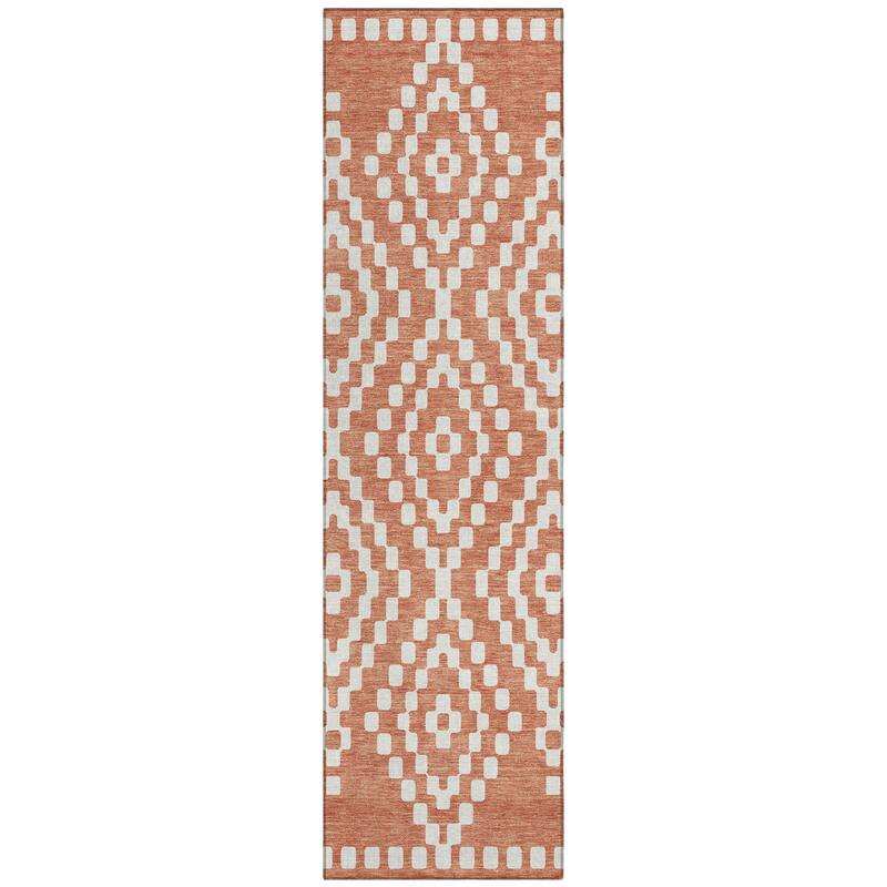 Machine Washable Indoor/ Outdoor Chantille Boho Moroccan Rug