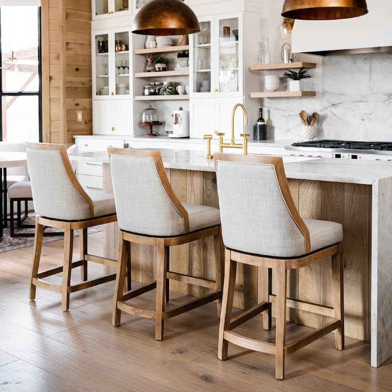 Maven Lane Vienna Swivel Kitchen Stool