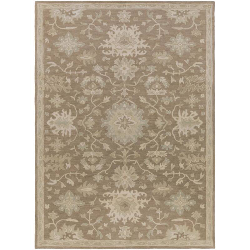 Livabliss Caesar Traditional Paisley Area Rug - Taupe - 8' x 11' - Rectangle