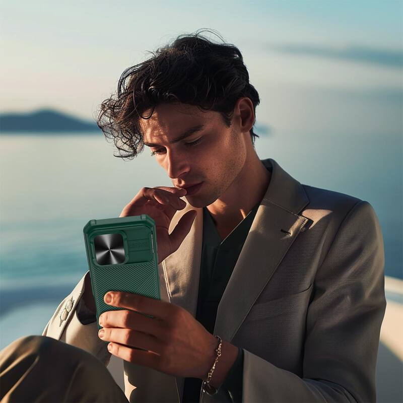 iPhone 16 Pro Max Camera Protection Kickstand - Case Compatible with Mag Safe, Protective Shockproof Military, Phone Case