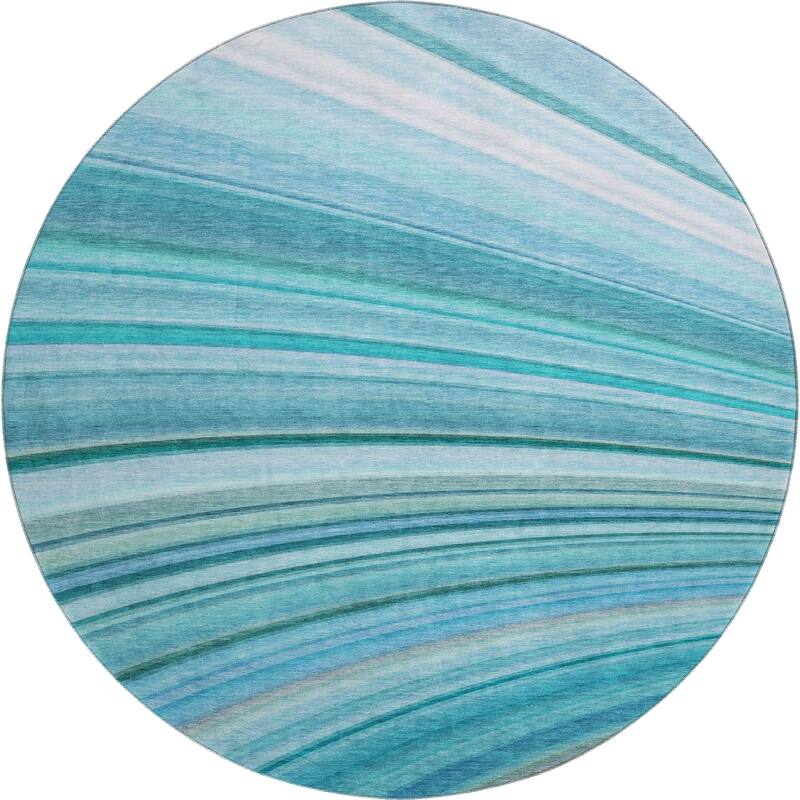 Premium Washable Super Soft Striped Abstract Mayfield Rug