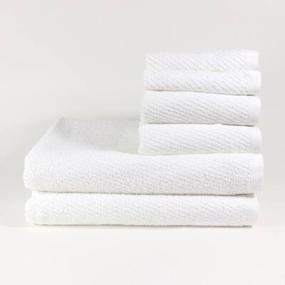 Arkwright Fast Dry Zero Twist 6-Piece Towel Set - 6-Piece Set
