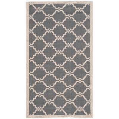 SAFAVIEH Courtyard Charleen Indoor/ Outdoor Waterproof Patio Backyard Rug