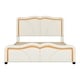 preview thumbnail 5 of 15, Full Size Upholstered Platform Bed with Curve Shaped and Height-adjustbale Headboard,LED Light Strips