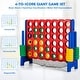 preview thumbnail 5 of 9, Costway 4-to-Score Giant Game Set 4-in-a-Row Connect Game W/Net - See Details