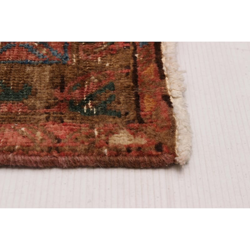 ECARPETGALLERY Hand-knotted Antalya Vintage Red Wool Rug - 3'7 x 11'0