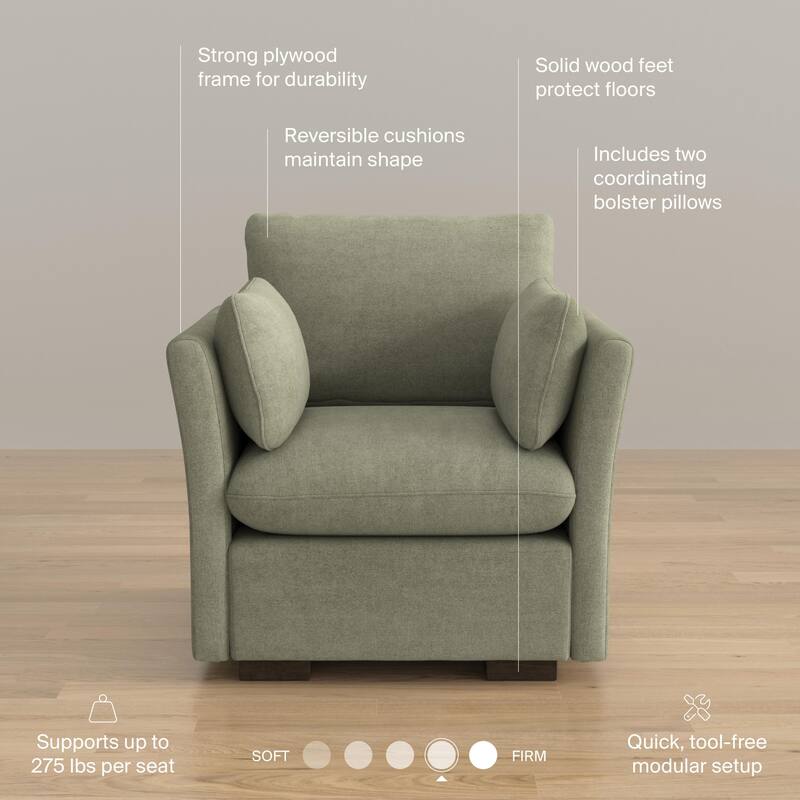 Bush Home Sienna Modular Accent Chair