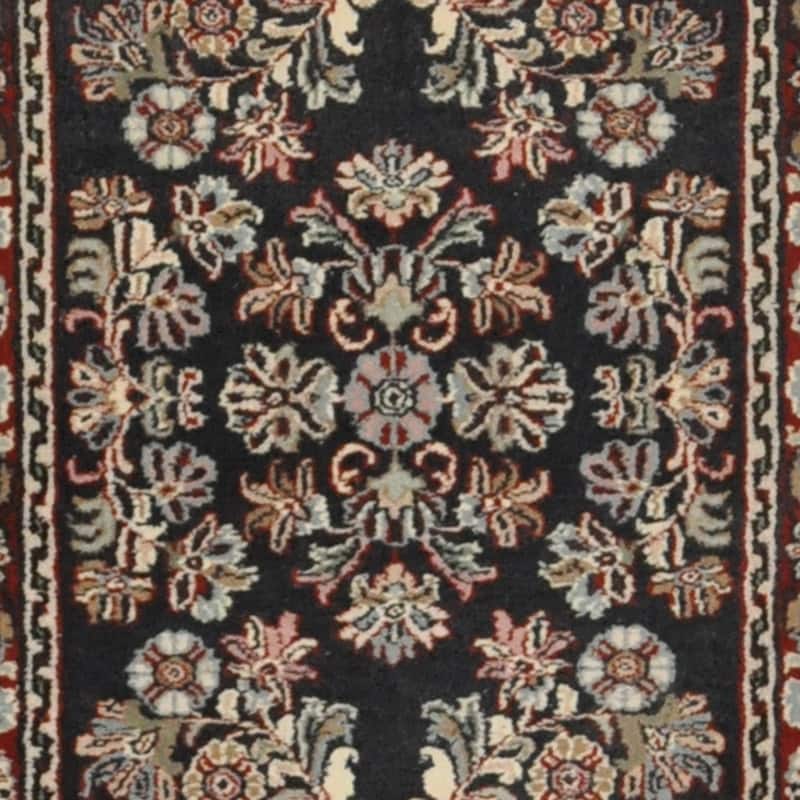 Handmade One-of-a-Kind Sarouk Wool Runner (India) - 2'6 x 9'8